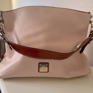 Light pink Dooney and Burke satchel